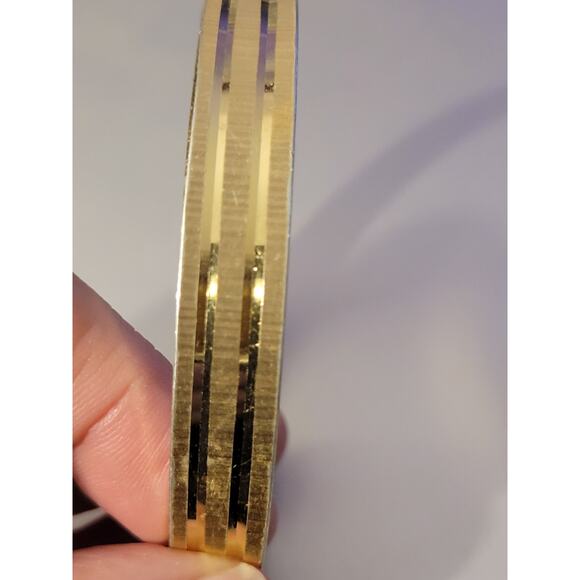 Goldtone Bracelet Fine 3 in - Picture 2 of 5